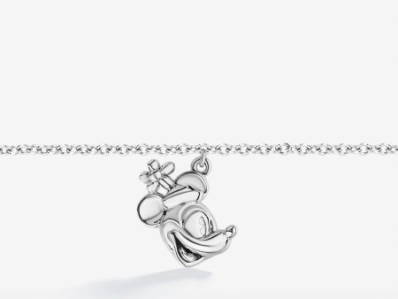 Minnie Mouse Charm Bracelet, Sterling Silver Hot on Sale