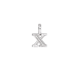 X  Charm with Accent Diamonds Fashion