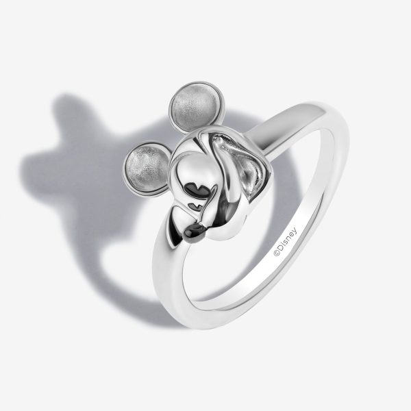 Mickey Mouse Ring, Sterling Silver For Sale