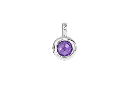 Amethyst February Birthstone Charm Online Hot Sale