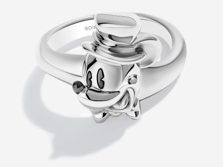 Mickey Mouse Top Hat Ring, Sterling Silver Hot on Sale