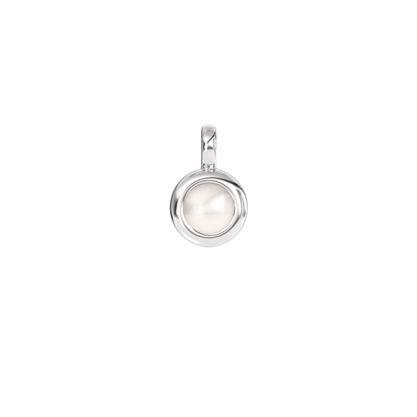 Pearl June Birthstone Charm For Sale