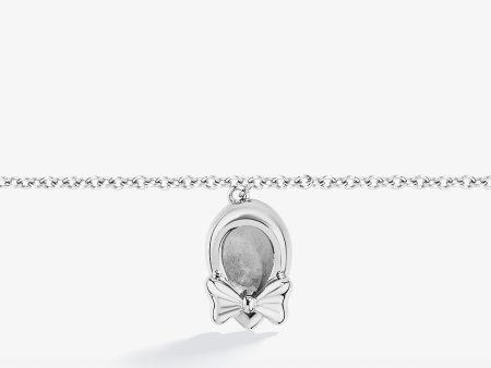 Minnie Mouse Shoe Charm Bracelet, Sterling Silver For Sale