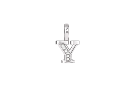 Y  Charm with Accent Diamonds Online Hot Sale