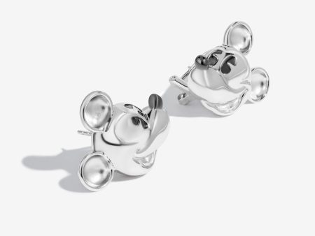 Mickey Mouse Stud Earrings, Sterling Silver Online