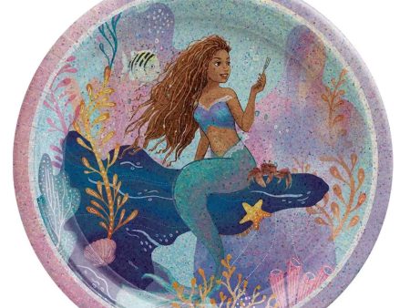 The Little Mermaid Round Plates 9in, 8pcs Cheap