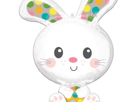 Spotted Bunny SuperShape Balloon 58x73cm Sale