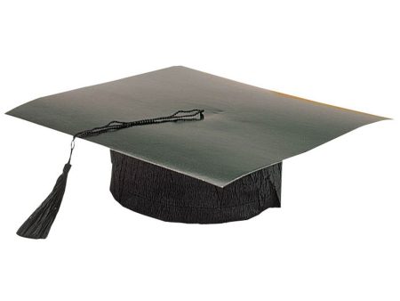 Black Paper Graduation Cap 9.25in x 9.13in Hot on Sale