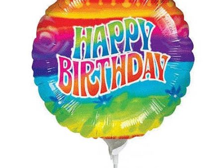 Flashback Birthday Foil Balloon 9in Discount