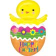 Chick in Colorful Egg SuperShape Balloon 18 x 26in Hot on Sale