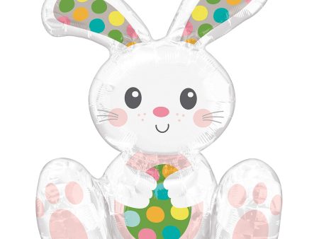 Spotted Easter Bunny Multi-Balloon 38x50cm Online Sale