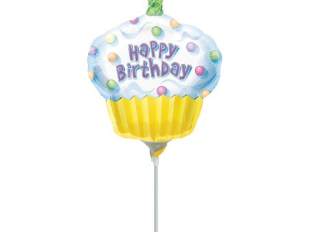 Cupcake Happy Birthday Mini Shape Balloon Sale