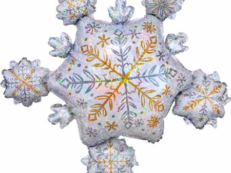 Shining Snow Cluster SuperShape 81x76cm For Sale