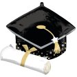 Black Grad Cap & White Diploma SuperShape Balloon 63cm Online Sale