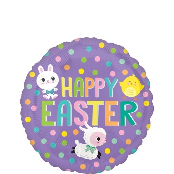 Easter Fun Round Foil Balloon 45cm Online