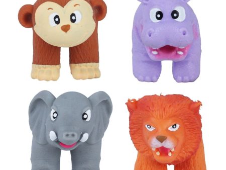 Jungle Animal Finger Puppet Favor 1.7in Assorted (sold per piece) Online now