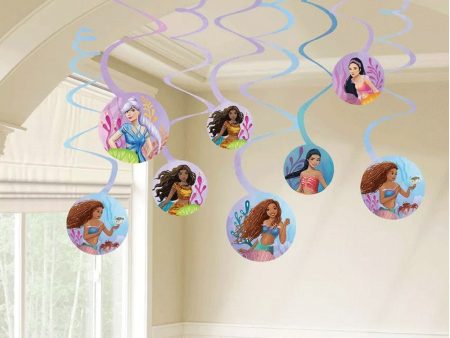 The Little Mermaid Spiral Decorations Fashion