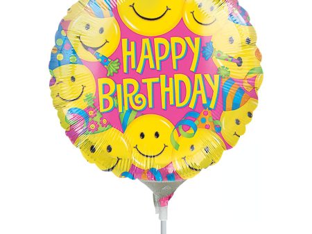 Smiles Foil Balloon 9in Sale