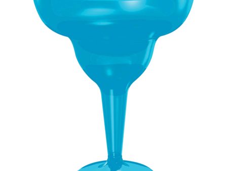 Blue Margarita Glasses 8oz, 20pcs For Sale