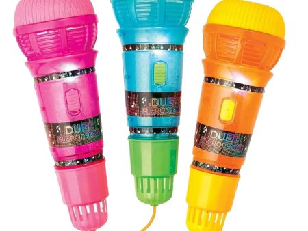 Duet Light-Up Microphone Favors 9in (sold per piece) Hot on Sale