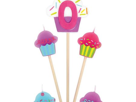 #0 Cupcake Birthday Pick Candle For Discount