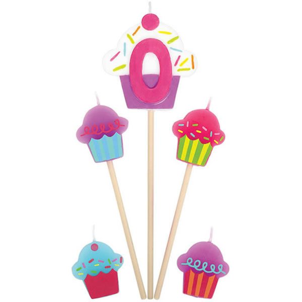 #0 Cupcake Birthday Pick Candle For Discount