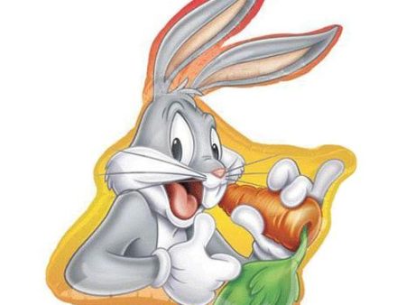 Bugs Bunny Holding Carrot Supershape Balloon 34in Online Hot Sale