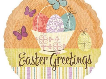 Easter Greetings Foil Balloon 18in Supply