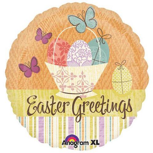 Easter Greetings Foil Balloon 18in Supply