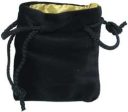 Dice Bag - Velvet Black Gold (3.75   X 4) Online Hot Sale