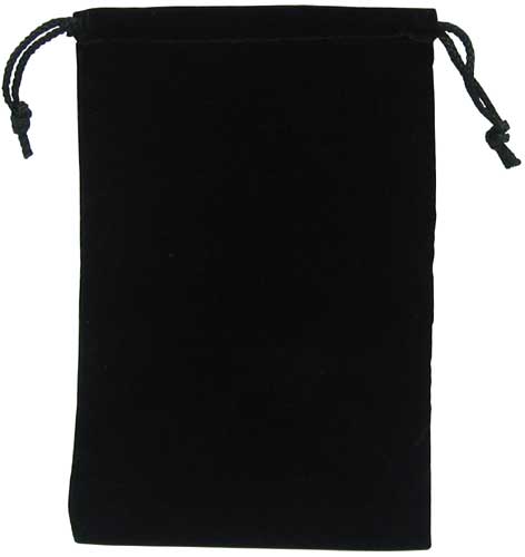 Dice Bag - Microsuede Black (6  X 9 ) Online Hot Sale