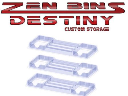 Zen Bins - Destiny Card Dice Trays 3-Pack (Clear) on Sale