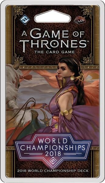 A Game of Thrones: The Card Game (Second Edition) - 2018 World Championship Deck For Cheap