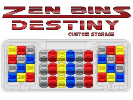 Zen Bins - Destiny All Dice Trays 3-Pack (Clear) Online now